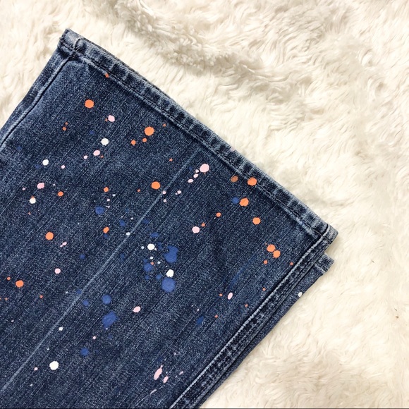 7 For All Mankind Ltd Edition Paint Splatter Jeans - Picture 3 of 7